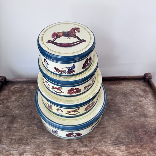 Vintage cake tins set - vintage, 4
