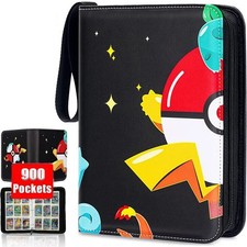 For Pokemon Trading Cards Album Folder 400/900 Pockets Card Binder Holder Gift