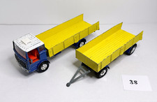 DINKY TOYS 917 MERCEDES-BENZ LP 1920 DROPSIDE TRUCK & TRAILER DIECAST LORRY 1967