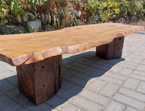 Rustic live edge solid - live,