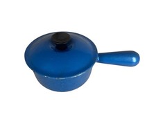 Le Creuset Vintage Blue 14cm Sauce Milk Pan Hollow Handle