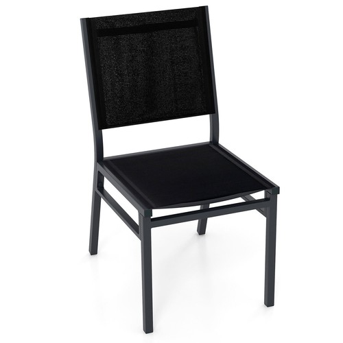 Aluminum weatherproof chair - aluminum,