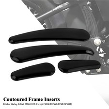 Black curved swingarm frame - black,