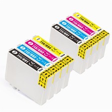 8 Ink Cartridges (Set) for Epson Stylus BX3450, DX4000, DX4050, DX7400, SX200