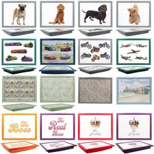 Lap Tray with Bean Bag Cushion Breakfast TV Laptop Writing