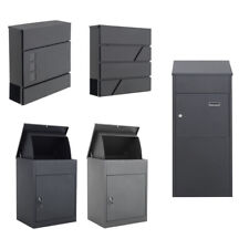 Extra Large Lockable Parcel Package Delivery Drop Box Letterbox Storage Postboxs