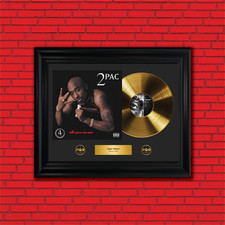 Gold Plated LP Vinyl - 2Pac -