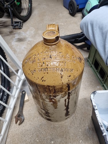 Stone flagon gallon large - stone,