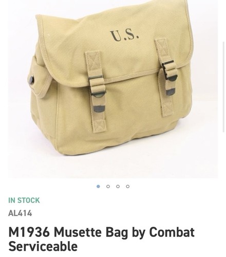 Army ww2 musette - musette, m1936