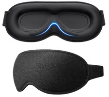 100% Blackout Sleep Masks for Women & Men - Zero Eye Pressure Sleeping Eye Mask