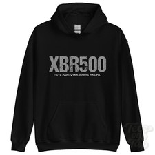 XBR500: Cafe cool with Honda charm hoodie motorcycle biker