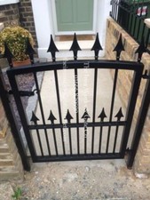 NORTON HEAVY DUTY GARDEN METAL GATE 40" OP x 36" TALL STRONG WROUGHT IRON HIGH 