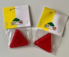 2 x Replacement Reflective Red Warning Triangle For AL-KO Tow Ball Cover WB303