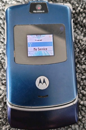 Motorola razr blue - v3, edition