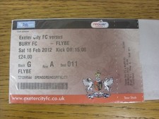18/02/2012 Ticket: Exeter City