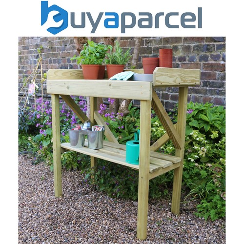 Zest wooden potting bench - wooden,