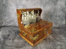 3 BOTTLE TANTALUS DECANTERS