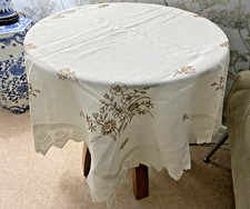 EDWARDIAN WHITE LINEN LARGE