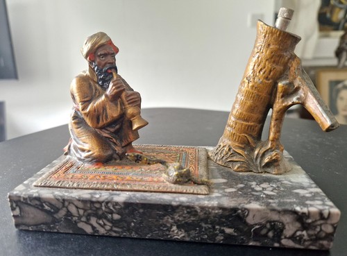 Antique snake charmer austrian - antique,
