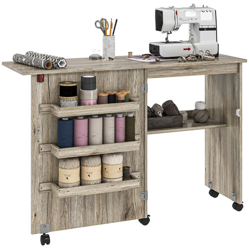 Folding sewing table - folding,