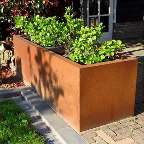 Large metal planter garden - planter,