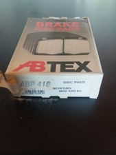 ABTEX DISC PAD BEDFORD MIDI VAN 85-    ABP 418 BDP 418
