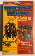 WCW Wrestle War 1992 VHS Video Tape Wrestling Turner Home Entertainment Used 