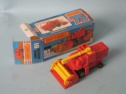 Matchbox combine harvester - matchbox,
