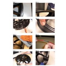 4x BBS collision protection red 19 inch stainless steel ring CH-R / CH-RII / CI-R / RX-R