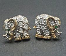 Vintage Cabouchon Elephant