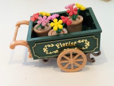 Sylvanian Families Vintage Flower Cart Florist