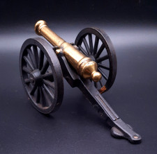 Vintage Brass Field Gun Cannon
