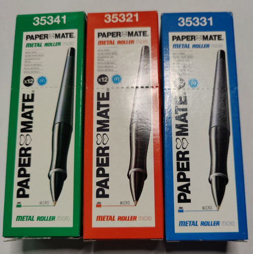 Paper mate metal rollerball - paper,
