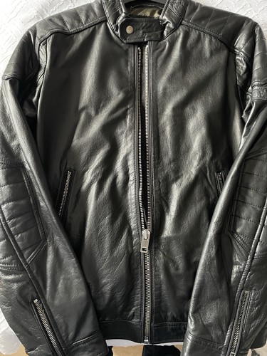 Diesel 100 leather biker - diesel, 100%