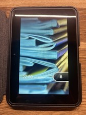 Amazon Kindle Fire HD 2nd Gen 7" 16GB  WiFi - Black-Good Condition&  case bundle