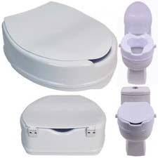 Raised Toilet Seat Aid with