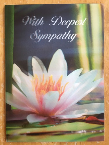 With deepest sympathy 3d - ‘with,