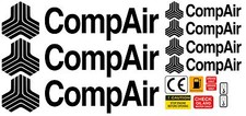 COMPAIR COMPRESSOR DECALS STICKERS