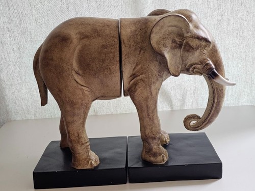 Elephant bookends pair large - elephant,