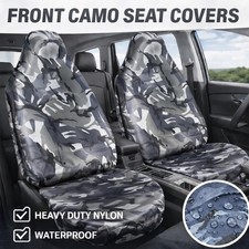 Front Car Seat Covers Grey