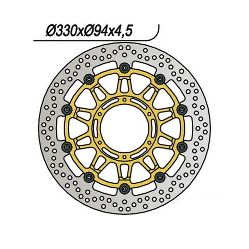 Front brake disc - front,