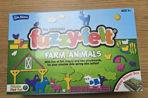 Fuzzy felt farm animals - fuzzy-felt,