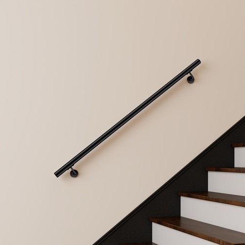 Stainless steel stair handrail - steel,