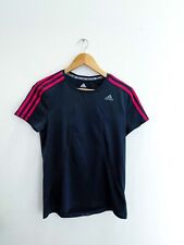 Vintage Adidas climalite running navy blue large tshirt| SKU 1925