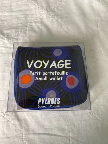 Pylones small wallet - small, blue