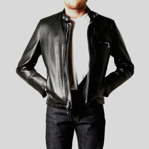 Mens genuine leather - genuine, jacket