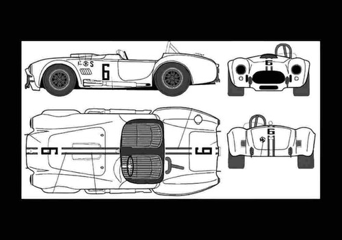 Photo blueprint cobra - photo, ac