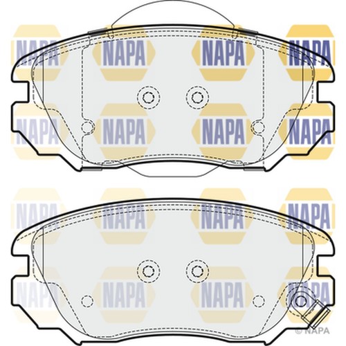 Brake pads set for saab - brake,