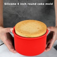 4 inch Silicone Round Cake Pan Mould Tins Non-stick Baking Muffin Bakeware