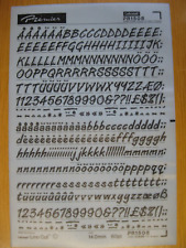 1 x Letraset Upp/Low Case &